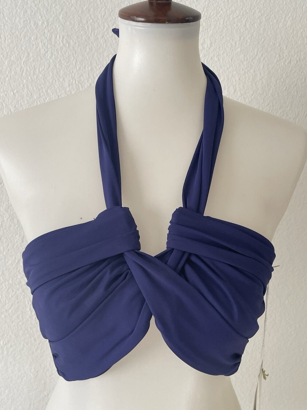 Leilani Swim Bandeau Bikini Top Halter Lux Swimwear